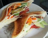 簡単ランチ☆食パンピタパン☆作り方10写真