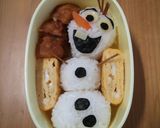 キャラ弁★オラフおにぎり★アナと雪の女王作り方4写真