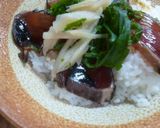 鰹のたたきのづけ丼作り方4写真