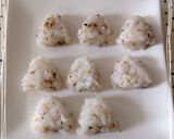 手づかみ離乳食♡ひとくち焼きおにぎり作り方2写真