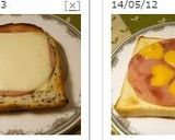 かんたんハムチーズトースト作り方7写真