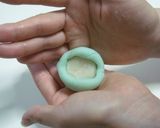 レンジで簡単☆ねりきり和菓子『朝顔』作り方16写真