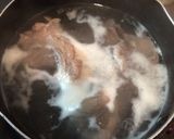 圧力鍋で牛すじ煮込み☆こってり甘酢風作り方1写真