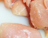 ササミ甘しょうゆ焼き(^O^)作り方2写真