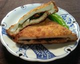 居酒屋風 絹あげのはさみ焼き作り方4写真