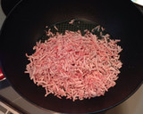 茄子と挽肉ほうれん草の甘味噌炒め作り方5写真