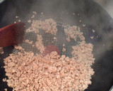 茄子と挽肉ほうれん草の甘味噌炒め作り方6写真