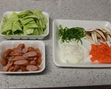 野菜たっぷり♡　焼きそば作り方1写真