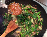茄子と挽肉ほうれん草の甘味噌炒め作り方9写真