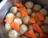 味しみ◎ふわふわ肉団子の煮物作り方4写真