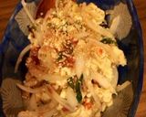 シソ風味の新玉ねぎとお豆腐のサラダ作り方5写真