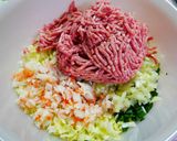 肉汁ジューシー!かにかま入り餃子作り方4写真