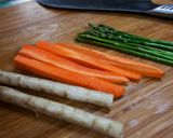 【簡単絶品】チキンロール*鶏肉の野菜巻き作り方5写真