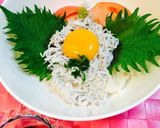 完成まで 5分かな？しらす丼です^ ^作り方4写真