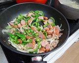 ツナ入りナポリタン作り方3写真