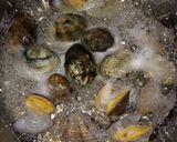 あさりと厚切りパンチェッタのトマトソース作り方1写真