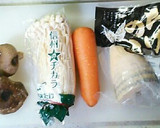 簡単　竹の子ときのこの炊き込みご飯作り方1写真
