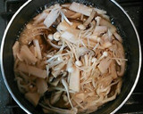 簡単　竹の子ときのこの炊き込みご飯作り方7写真