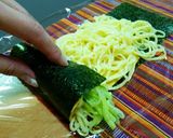 *ぐるぐる海苔巻き風★冷やし中華*作り方4写真