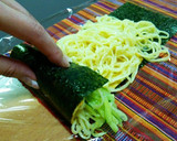 *ぐるぐる海苔巻き風★冷やし中華*作り方4写真
