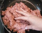 簡単子供が喜ぶ卵不用ジューシーハンバーグ作り方4写真