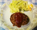 簡単子供が喜ぶ卵不用ジューシーハンバーグ作り方11写真