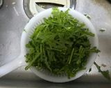 シンプル　春菊サラダ作り方2写真