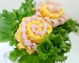 お弁当に♥ハム＆卵 ２色のお花作り方5写真