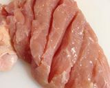 ＊鶏むね肉のソテー旬なアスパラピュレ添＊作り方1写真