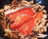 鮭と野菜の土手焼きご飯作り方4写真