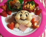 キャラ弁ほっぺたぷっくり3Dアンパンマン作り方2写真