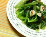 一番好き☆小松菜の食べ方♪にんにく塩炒め作り方4写真