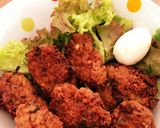 材料2品★ビニ袋で作るズボラ豆腐ナゲット作り方11写真