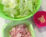 レタスとベーコン炒作り方1写真