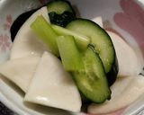 ☆カブの葉とウインナーのバター炒め☆作り方5写真