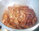 油揚げとシメジのパスタ♪作り方3写真