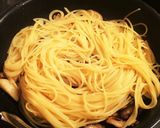 たっぷりきのこと納豆の和風おろしパスタ作り方4写真