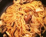 たっぷりきのこと納豆の和風おろしパスタ作り方5写真