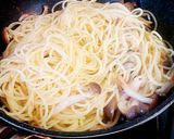 油揚げとシメジのパスタ♪作り方6写真