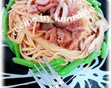 油揚げとシメジのパスタ♪作り方8写真