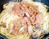 油揚げとシメジのパスタ♪作り方7写真