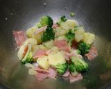 ブロッコリー、ベーコン、ポテトのマヨ焼き作り方3写真