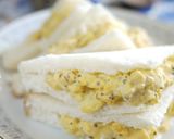 朝食・ブランチにも♡たまごサラダ♪サンド作り方3写真