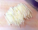 節約*我が家の定番♪ちくじゃがのかき揚げ作り方3写真