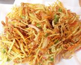 節約*我が家の定番♪ちくじゃがのかき揚げ作り方11写真