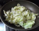 とんてきのたれ入り焼きそば作り方4写真