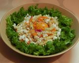 パスタサラダの黄身のせ作り方6写真