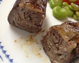 簡単☆牛肉だけ和風棒ステーキ作り方4写真