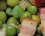 ストウブ*グリーンピースとベーコンの蒸焼作り方11写真