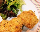 オーブンでバジルチキンカツ作り方5写真